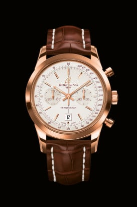 Breitling transocean-chronograph-38_gold_black_zoom