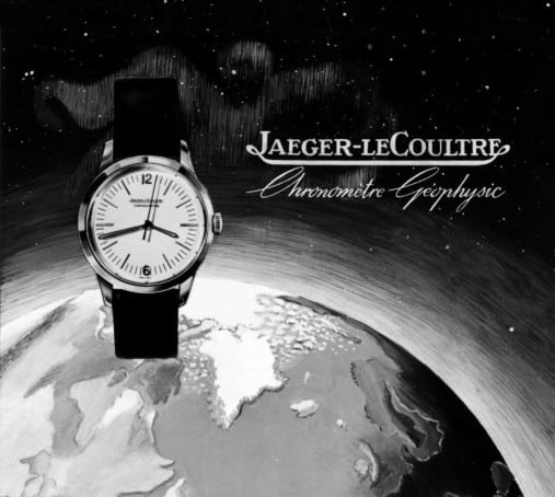 Historical Poster on Geophysic_Jaeger-LeCoultre 