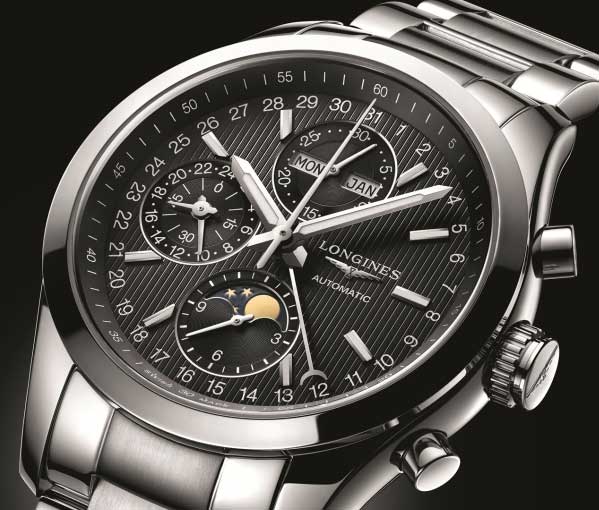 Longines Conquest Classic Automatic Chronograph Moonphase Mens Watch ...