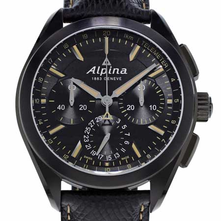  Full Black Alpiner 4 Manufacture Flyback Chronograph