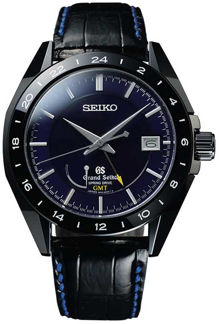 Grand Seiko Black Ceramic Limited Edition Spring Drive GMT sbge039