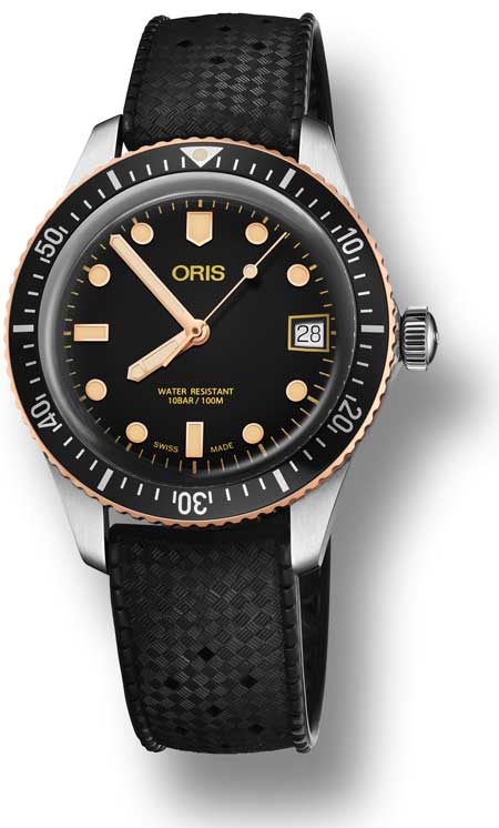 Oris Divers Sixty-Five mit einem Hauch von Bronze