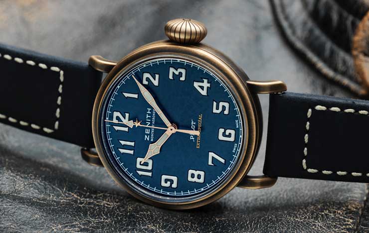 Zenith Pilot Type 20 Extra Special Chronograph Bronze Blue Dial