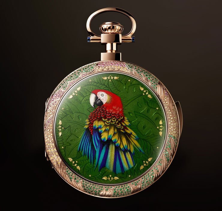 Jaquet Droz Parrot Repeater Pocket Watch