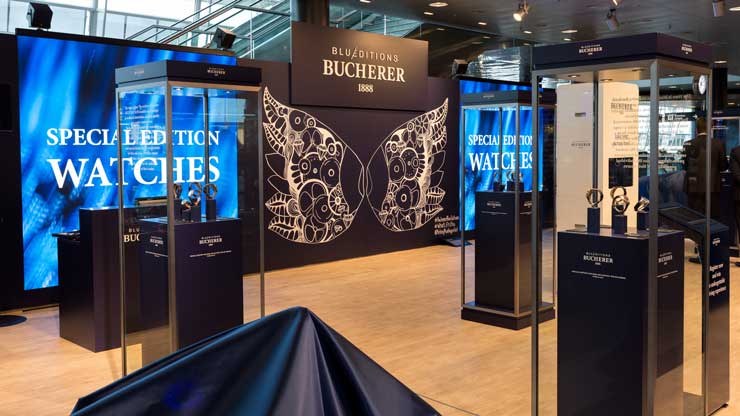 Roger Dubuis Bucherer Blue Editions Pop-Up @ Airport Zürich