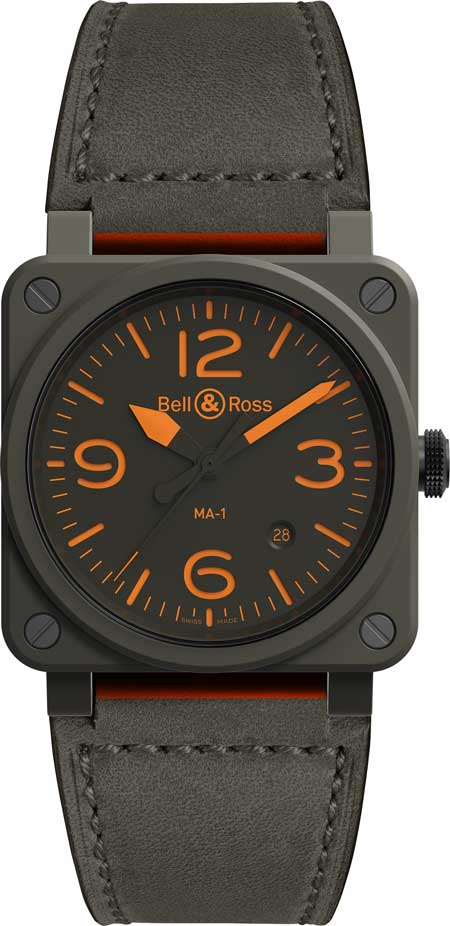 Bell&Ross BR 03-92 MA-1: die Uhr zur Fliegerjacke