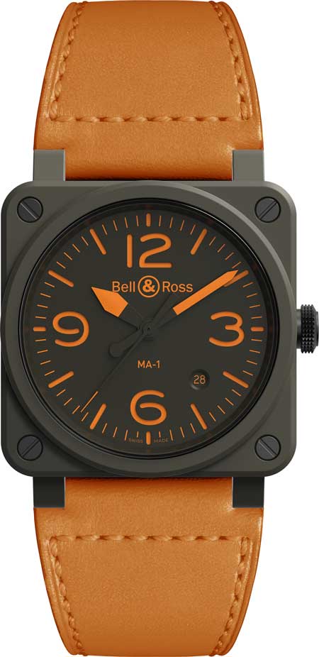 Bell&Ross BR 03-92 MA-1: die Uhr zur Fliegerjacke