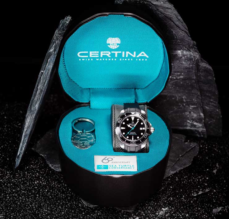 Certina DS Action Diver Sea Turtle Conservancy 60th Anniversary