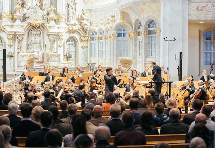  Joshua Bell nimmt 16. Glashütte Original MusikFestspielPreis entgegen 