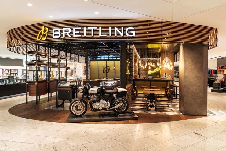 Breitling Boutique bei Jelmoli in Zürich