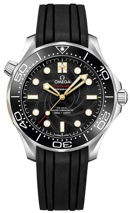Omega Seamaster Diver 300 m James Bond, Edelstahl