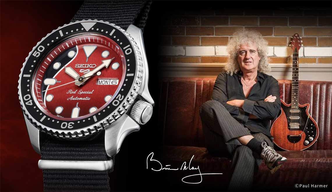 Seiko 5 Sports Red Special Brian May