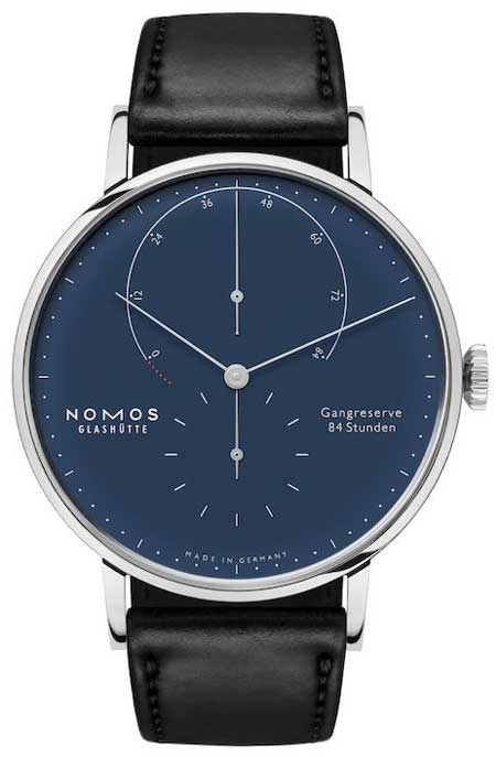 nomos Lambda 175 Years Watchmaking blue