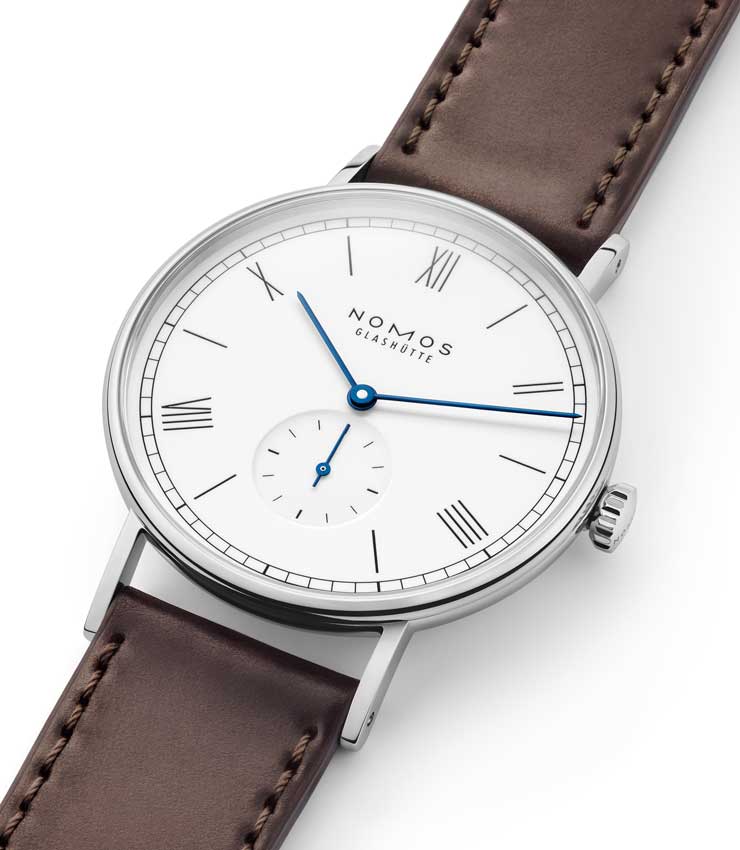 Nomos Ludwig 38 emailleweiss