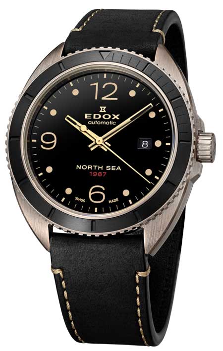 450 pr 80118 Edox North Sea 1967 Automatic Historical Limited Edition 