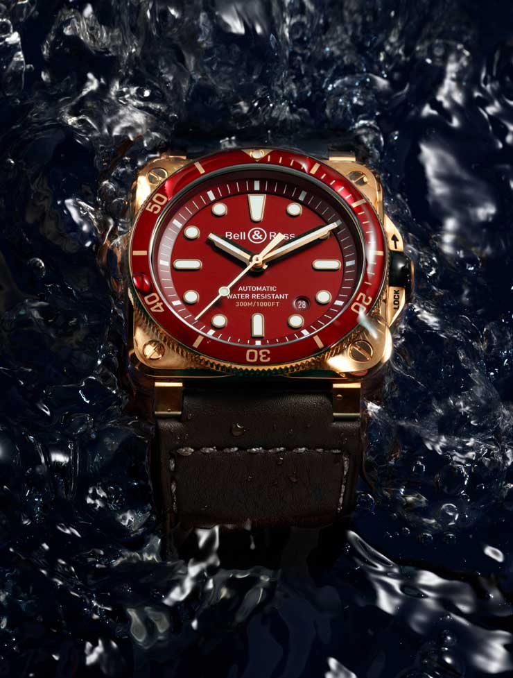 740.BR 03-92 Diver Red Bronze
