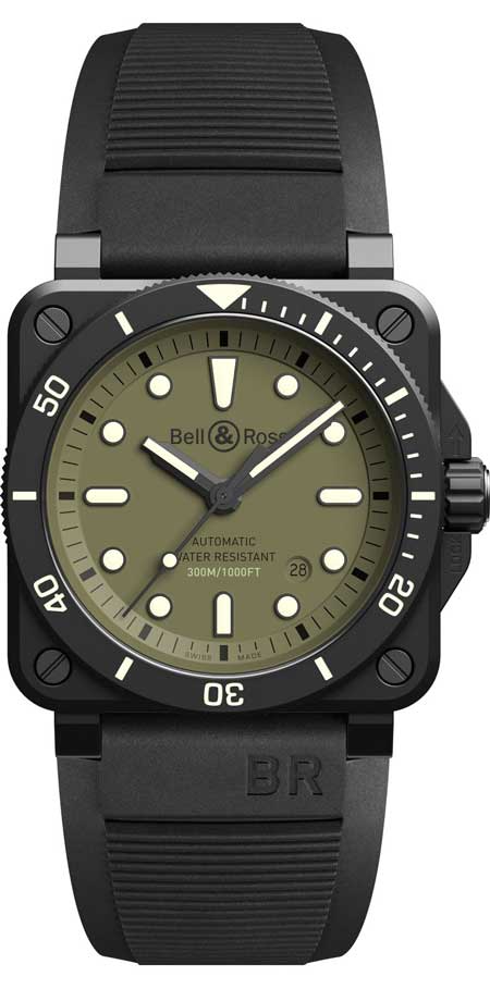 450.1 Bell & Ross BR 03 Diver Military 