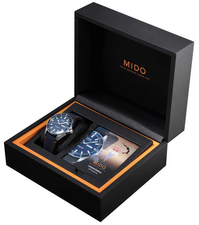 680.Mido Ocean Star 200 Red Bull Cliff Diving limited Edition