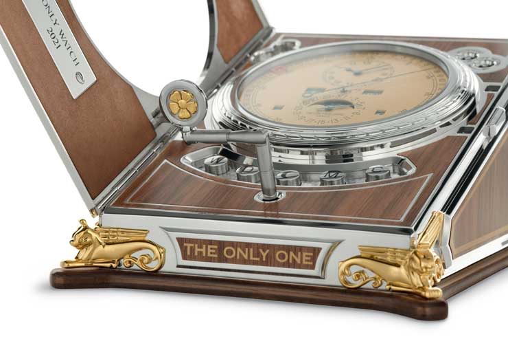 740.Patek Philippe Komplizierte Tischuhr für ONLY WATCH