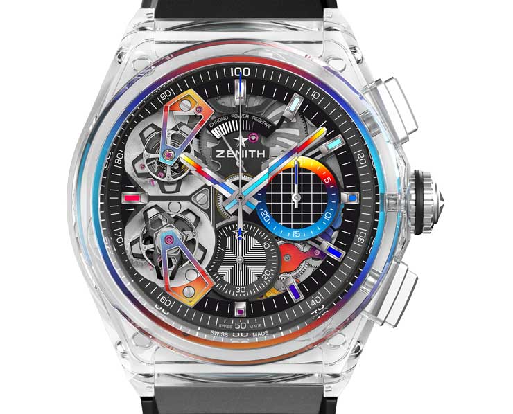 740.Zenith & Felipe Pantone Defy Doppel-Tourbillon ONLY WATCH 2021 