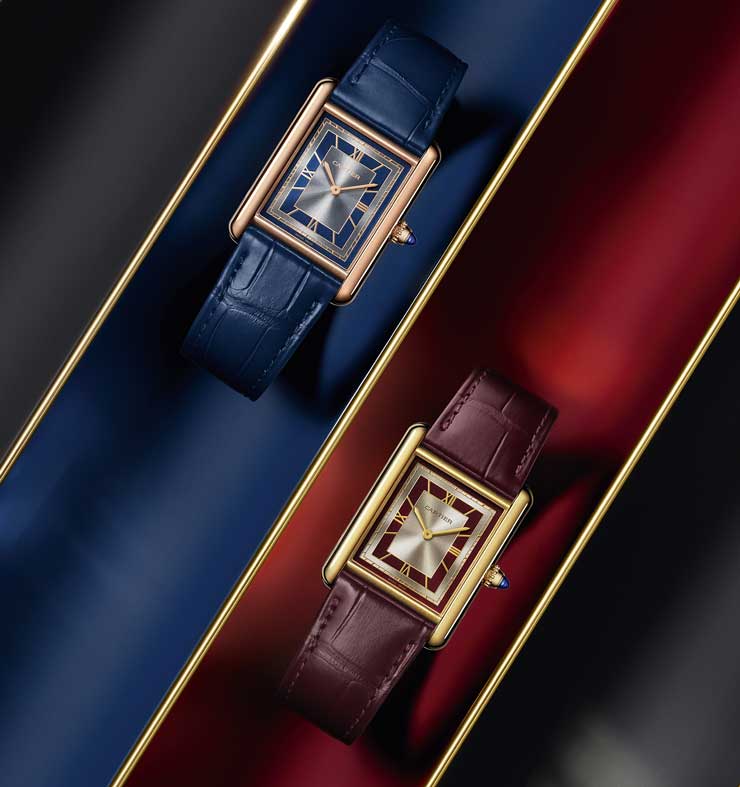 740cartier tank lc colored