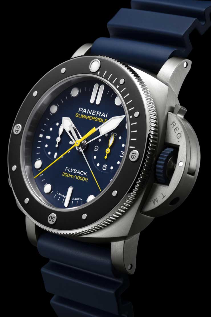 740.pam1291 Submersible Chrono Flyback Mike Horn Edition