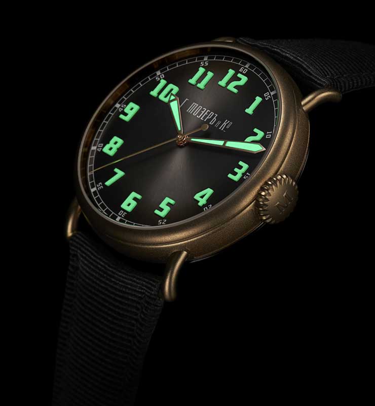 740.5H.Moser & Cie Heritage Bronze „Since 1828“