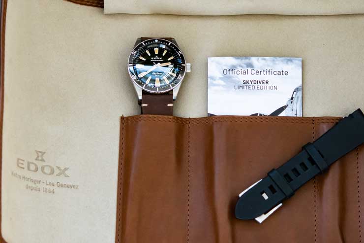 740.6 Edox SkyDiver Date Automatic Limited Edition