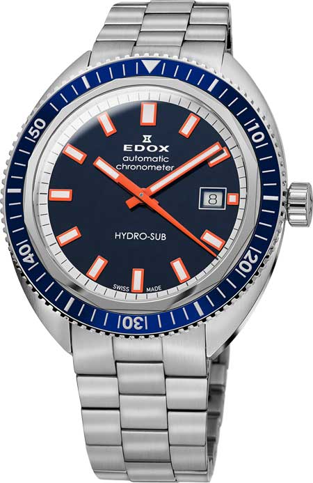 450 Edox Hydro Sub Date Automatic Chronometer limited Edition