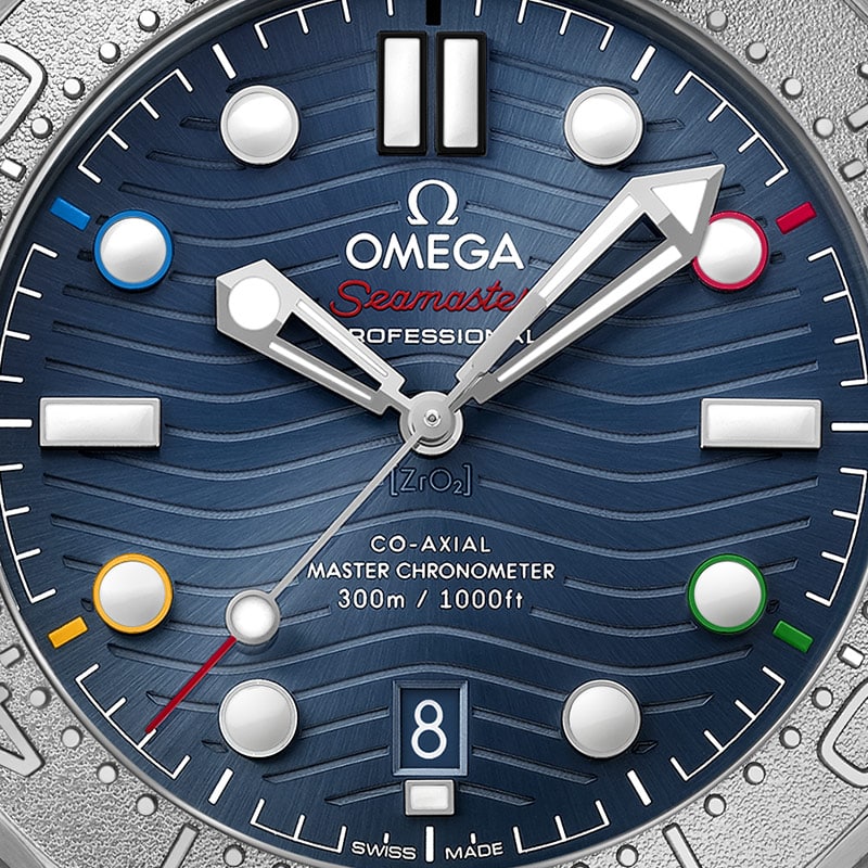 Omega Seamaster Diver 300m Beijing 2022 Special Edition03001 feature dial