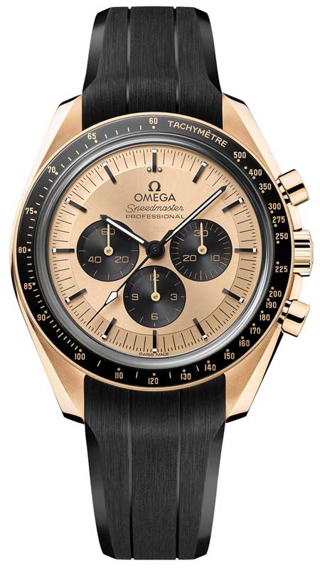 Omega Moonwatch in Moonshine™-Gold