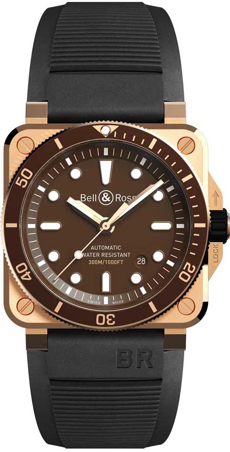 450br03 92 Bell & Ross BR 03-92 Diver Brown Bronze