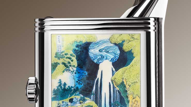 740.3 jlc 2022 Reverso Tribute Enamel Hokusai Amida Falls