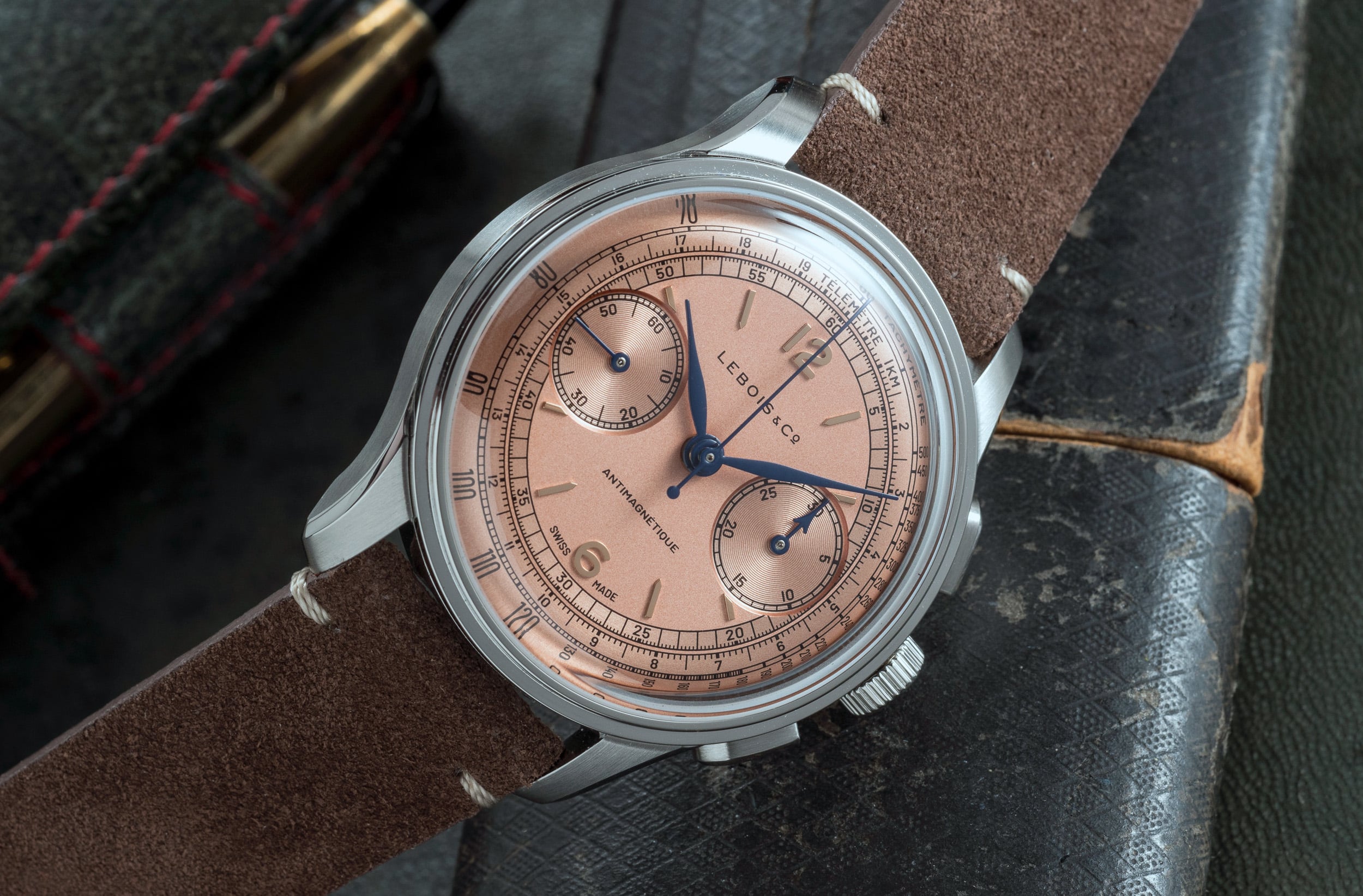 Lebois & Co Heritage Chronograph Ref 324.478 Prototype 