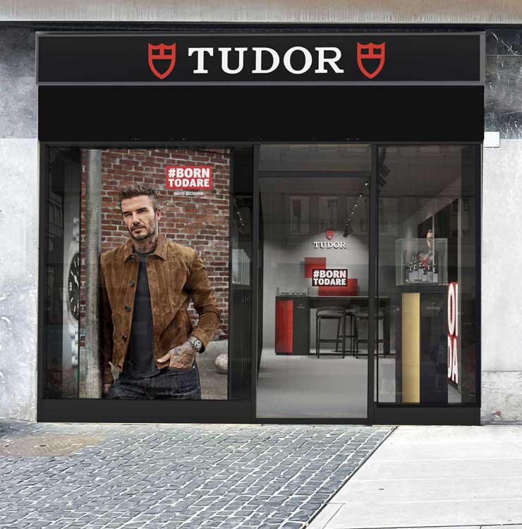 Tudor Pop-Up-Boutique in Genf