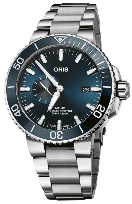 Aquis Small Second Date 45,5 mm