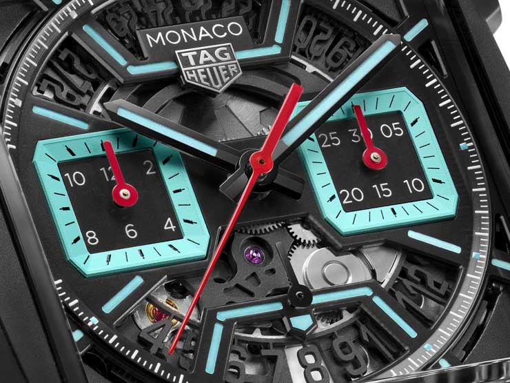 Monaco Chronograph Turquoise Ref. CBL2183.FT6236l