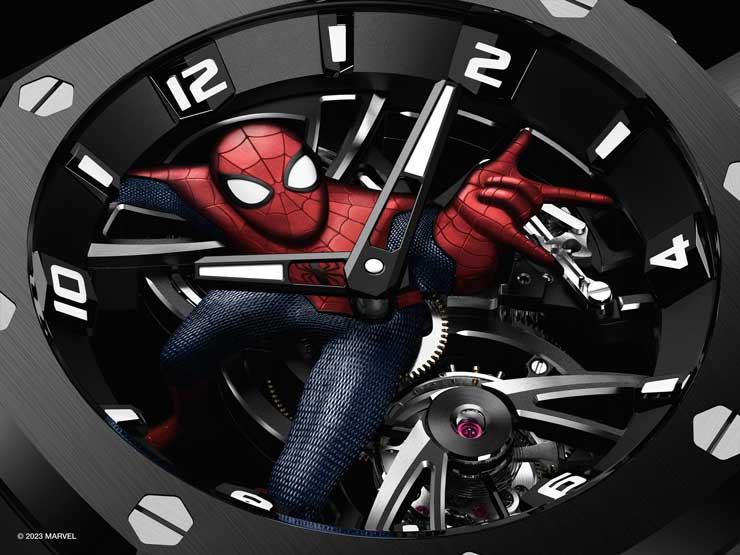 Royal Oak Concept Tourbillon Spider-Man © by Marvel