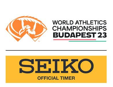 seiko official timekeeper world athletic championshop 2023