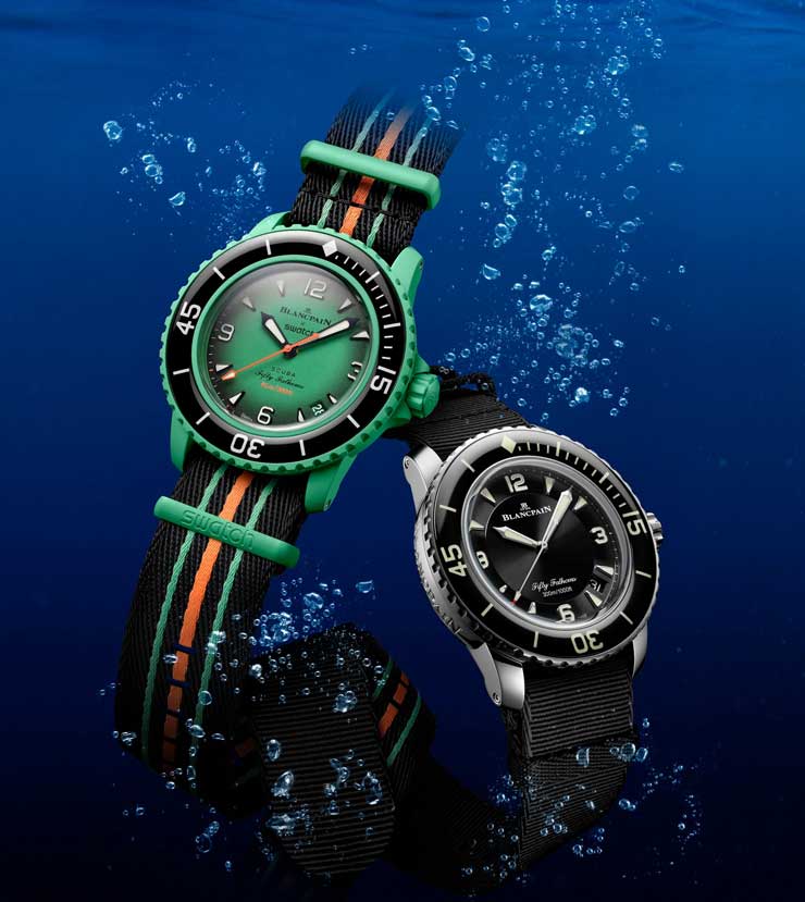Blancpain X Swatch, Bioceramic Scuba Fifty Fathoms Collection