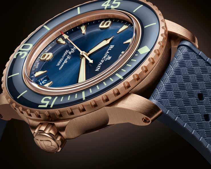 Blancpain Fifty Fathoms 42 mm in Rotgold 