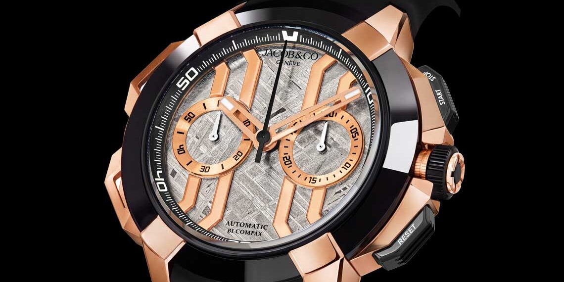jacob & Co epicx chrono 44mm meteor x gold