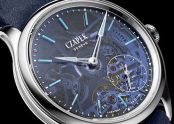 Czapek Promenade Transparencies Aqua Blue
